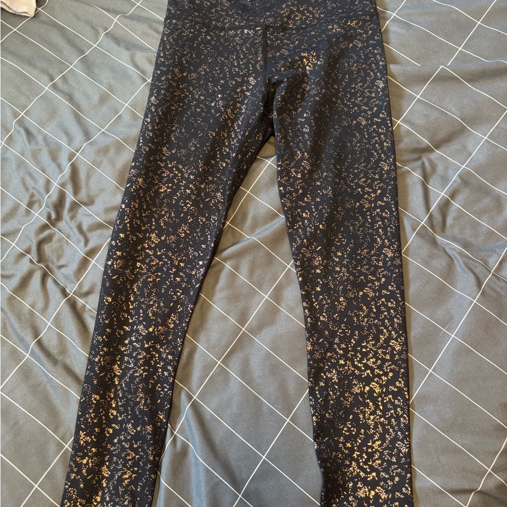ZYIA Leggings Black and Gold